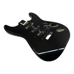 GENUINE FENDER SQUIER AFFINITY STRAT GUITAR BODY BLACK PROJECT PARTS 2001