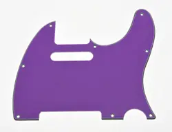 8 HOLE TELE SCRATCH PLATE GUITAR PICKGUARD PURPLE 3 PLY FOR FENDER TELECASTER