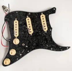 SSS PREWIRED LOADED PICKGUARD ALNICO V SINGLE COIL PICKUP FOR FENDER ST GUITAR