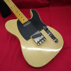 FENDER JAPAN TL52 USED ASH BODY MAPLE NECK MAPLE FINGERBOARD WHITE W/SOFT CASE