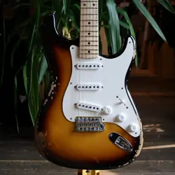 FENDER CUSTOM SHOP 50'S STRATOCASTER HEAVY RELIC 2-COLOR SUNBURST 2024 GUITAR