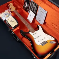 FENDER CUSTOM SHOP 1965 STRATOCASTER RELIC 3-COLOR SUNBURST 3.70KG MADE IN 2007
