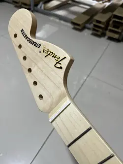 LARGE HEADSTOCK STAINLESS STEEL 21 FRET FENDER STRAT MAPLE ELECTRIC GUITAR NECK