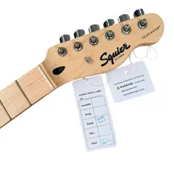 NEW GENUINE FENDER SQUIER TELE NECK MAPLE FRETBOARD GUITAR 2024 PARTS PROJECT