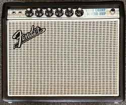 FENDER  '68 VIBRO CHAMP REVERB AMP SILVERFACE R.I. BRAND NEW CONDITION W/COVER