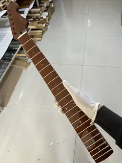 STAINLESS STEEL 22FRET  FENDER STRAT GLOSS MAPLE ELECTRIC GUITAR NECK 25.5INCHE