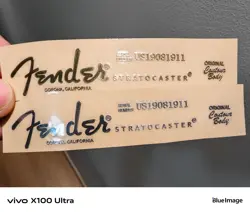 HEADSTOCK SELF-ADHESIVE METAL STICKER FOR FENDER CORONA CALIFORNIA GUITAR BASS