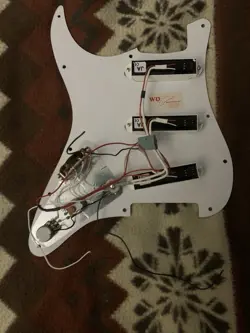 LOADED PREWIRED EMG ACTIVE PICK UPS FOR FENDER STRATOCASTER ELECTRIC GUITAR
