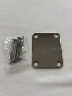 2001 FENDER STRATOCASTER STANDARD MIM NECK JOINT PLATE CHROME W/ HW