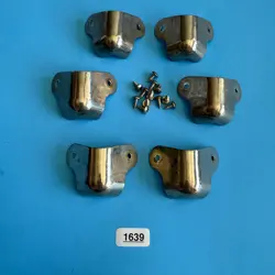 FENDER FRONTMAN 15B AMP BASS GUITAR USED PART: METAL CORNER PROTECTORS W/SCREWS