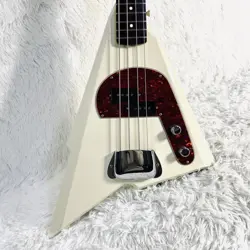 FENDER KATANA BASS OLYMPIC WHITE MADE IN JAPAN ELECTRIC BASS GUITAR USED
