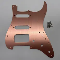 11 HOLE STRAT GUITAR PICKGUARD ROES GOLD ALUMINUM ANODIZED STYLE FOR FENDER