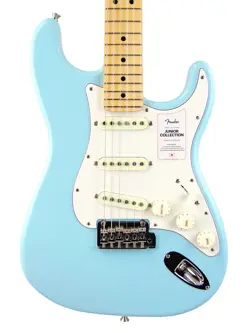 FENDER JAPAN JUNIOR COLLECTION STRATOCASTER  (SATIN DAPHNE BLUE)