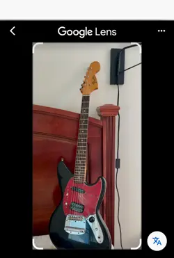 FENDER, MUSIC MASTER II VINTAGE, BLACK, PARTS CASTER