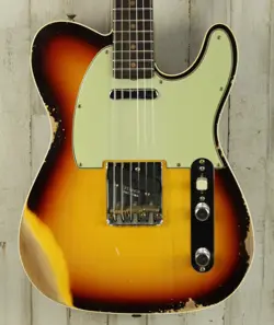 NEW FENDER CUSTOM SHOP 1960 TELECASTER CUSTOM HEAVY RELIC - SUPER FADED AGED