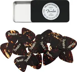 FENDER 70TH ANNIVERSARY PICK TIN - MEDIUM, 12-PACK