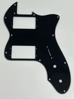 PICKGUARD COMPATIBLE FOR FIT FENDER CLASSIC SERIES'72 THINLINE TELE GUITAR BLACK