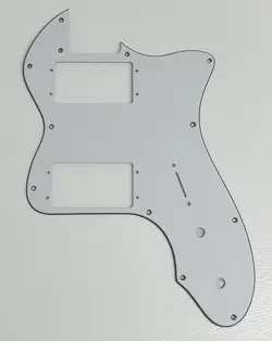 PICKGUARD COMPATIBLE FOR FIT FENDER CLASSIC SERIES'72 THINLINE TELE GUITAR WHITE