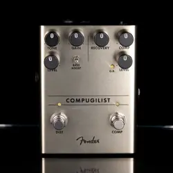USED FENDER COMPUGILIST COMPRESSOR/DISTORTION GUITAR EFFECT PEDAL