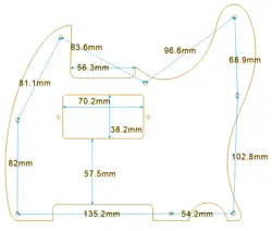 8-HOLE HUMBUCKE STYLE