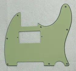 VINTAGE GREEN 3-PLY FOR FENDER TELECASTER 8-HOLE HUMBUCKE STYLE GUITAR PICKGUARD