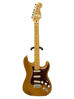 USED FENDER MADE IN JAPAN HYBRID2 60S? STRATOCASTER NATURAL 3.29KG W/OGB