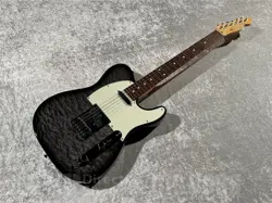 FENDER FSR  JAPAN HYBRID 60S TELECASTER QUILT TOP (TRANSPARENT BLACK)