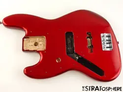 LEFTY FENDER PLAYER JAZZ J BASS BODY   HARDWARE MODERN GUITAR CANDY APPLE RED