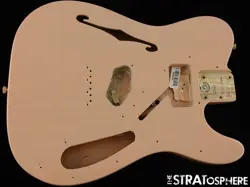 FENDER FSR AMERICAN PROFESSIONAL II TELE THINLINE BODY, TELECAST ASH SHELL PINK