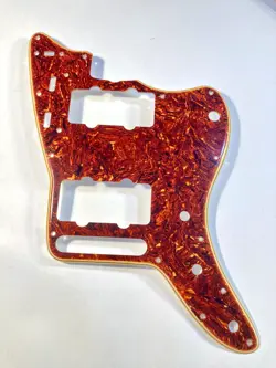 BOOTS AGED RELIC CELLULOID TORTOISE PICKGUARD FOR FENDER VINTERA 60'S JAZZMASTER