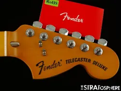 FENDER AV II AMERICAN VINTAGE 1975 TELE DELUXE NECK  TUNERS TELECASTER USA MAPLE