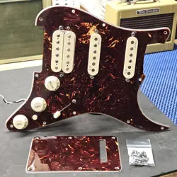 2013 FENDER AMERICAN DELUXE HSS STRAT LOADED PICKGUARD USA N3 NOISELESS PICKUPS