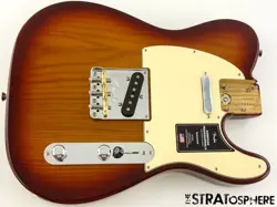 FENDER AMERICAN PROFESSIONAL II TELECASTER LOADED BODY TELE PINE SIENNA SUNBURST