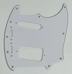 PICKGUARD COMPATIBLE FOR FIT FENDER KURT COBAIN JAG-STANG STYLE GUITAR WHITE
