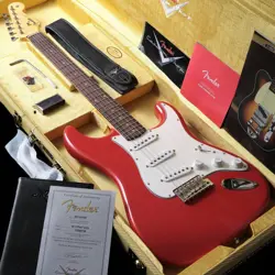 FENDER CUSTOM SHOP CUSTOM BUILT 1960 STRATOCASTER NOS AGED FIESTA RED