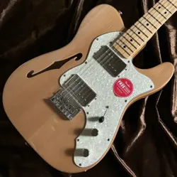 SQUIER BY FENDER FAST SHIPPING! CLASSIC VIBE 70S TELECASTER THINLINE MAPLE FINGE