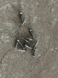 SET REISSUE JAPAN 1990S FENDER GUITAR BASS SCREWS PICKGUARD