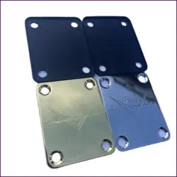 FOR FENDER CUSTOM SHOP SCREWS NECK CONNECTION PLATE GOLD&CHROME ELECTRIC GUITAR