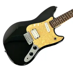 SQUIER BY FENDER CYCLONE ELECTRIC GUITAR BLACK USED WITH SOFT CASE