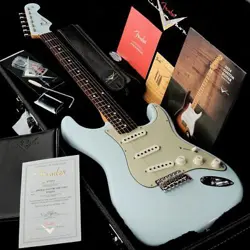 FENDER CUSTOM SHOP VINTAGE CUSTOM 1959 STRATOCASTER NOS TIME CAPSULE SONIC BLUE