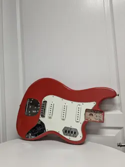 FENDER VINTERA II '60S BASS VI LOADED BODY FIESTA RED - FACTORY 2ND