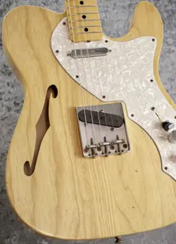 FENDER CUSTOM SHOP 1969 TELECASTER THINLINE RELIC USED ASH W/HARD CASE