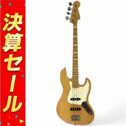 ELECTRIC BASS GUITAR FENDER 1993-4 JAZZ NATURAL S/N N093486 CRAFTED IN JAPAN