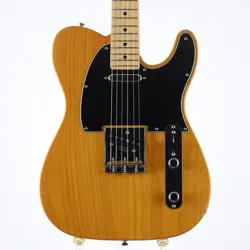 FENDER MADE IN JAPAN HYBRID II TELECASTER VINTAGE NATURAL USED ALDER W/SOFT CASE