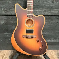 FENDER ACOUSTASONIC PLAYER JAZZMASTER ACOUSTIC ELECTRIC GUITAR - SUNBURST