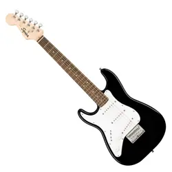 SQUIER BY FENDER MINI STRATOCASTER LEFT-HANDED LAUREL FINGERBOARD BLACK