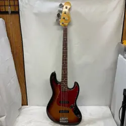 ELECTRIC BASS GUITAR FENDER JAPAN JB62 SUNBURST MADE 1993~1994 WITH SOFT CASE