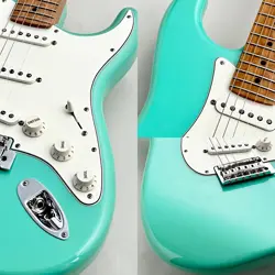 FENDER 2021 USED LTD PLAYER STRATOCASTER ROASTED MAPLE SEA FOAM GREEN 3.49KG