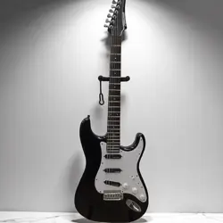 USED FENDER-STYLE ELECTRIC GUITAR, STRATOCASTER TYPE, SOLID BODY, JAPAN MADE