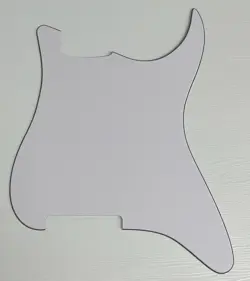 PICKGUARD COMPATIBLE FOR FIT FENDER STRATOCASTER BLANK NO SCREW DIY STYLE GUITAR